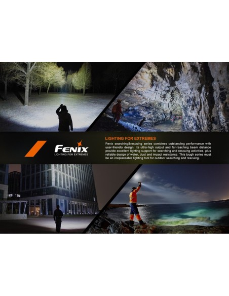 Linterna Fénix LR35R PRO - 10.000 lúmenes (Color negro)