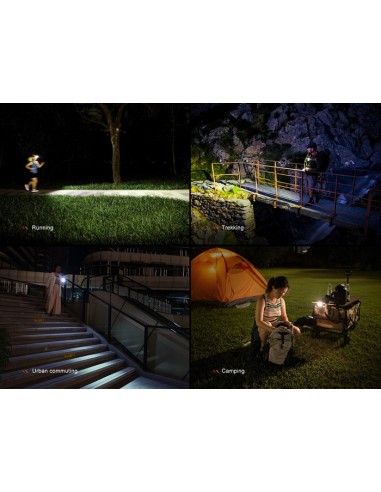 Linterna frontal Fénix HL17R Negra - 500 lúmenes