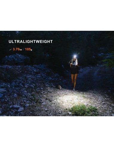 Linterna frontal Fénix HM55R Color negro - 1200 lúmenes