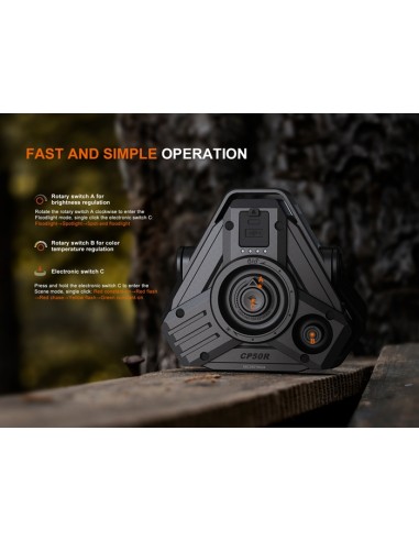 Linterna Profesional Fenix CP50R - 5500 lúmenes