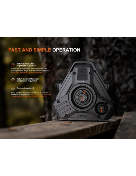 Linterna Profesional Fenix CP50R - 5500 lúmenes