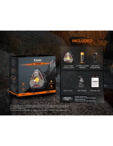 Linterna Profesional Fenix CP50R - 5500 lúmenes