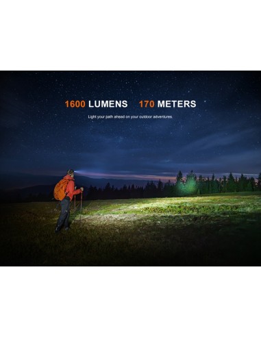 Linterna frontal Fénix HM60R V2.0 - 1600 lúmenes