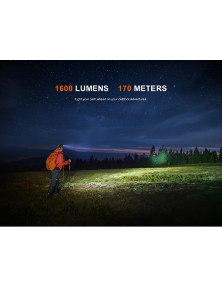 Linterna frontal Fénix HM60R V2.0 - 1600 lúmenes