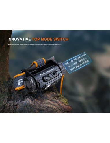 Linterna frontal Fénix HM60R V2.0 - 1600 lúmenes