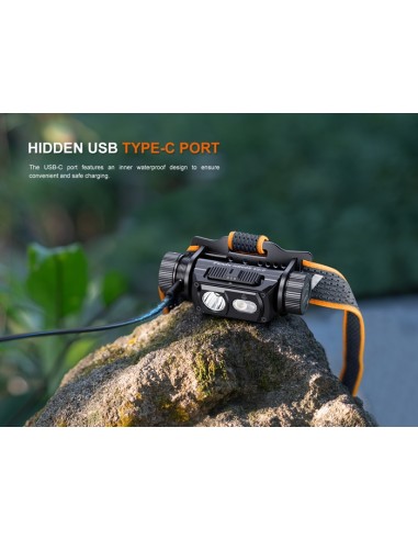 Linterna frontal Fénix HM60R V2.0 - 1600 lúmenes