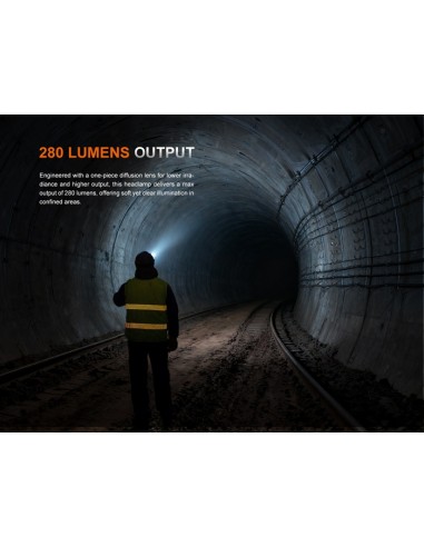 Linterna frontal Fénix WH35RE Intrínsecamente segura - 280 lúmenes