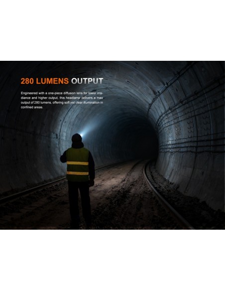 Linterna frontal Fénix WH35RE Intrínsecamente segura - 280 lúmenes