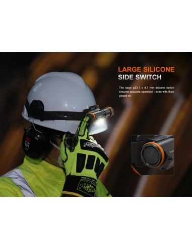 Linterna frontal Fénix WH35RE Intrínsecamente segura - 280 lúmenes