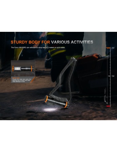 Linterna frontal Fénix WH35RE Intrínsecamente segura - 280 lúmenes