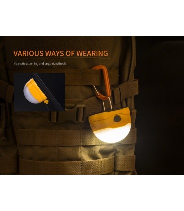 Linterna camping CL20R 300 lúmenes recargable micro USB