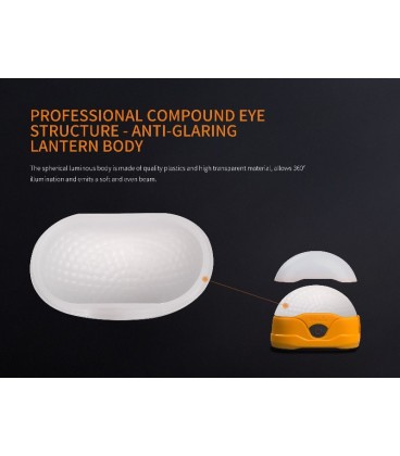 Linterna camping CL20R 300 lúmenes recargable micro USB