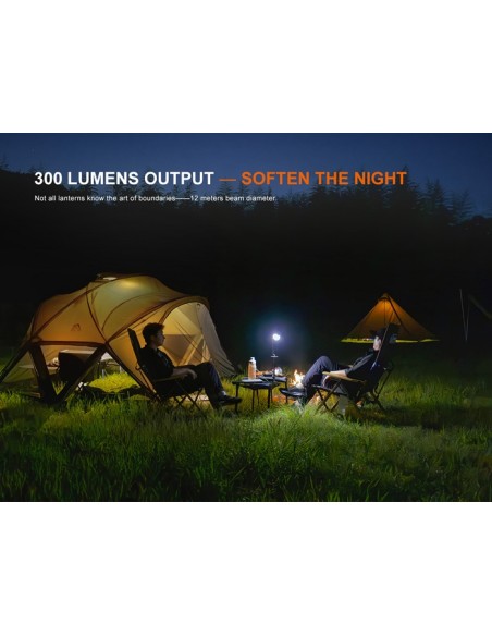 Linterna camping Fenix CL20R V.0 Color negro - 300 lúmenes
