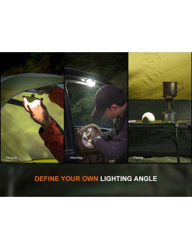 Linterna camping Fenix CL20R V.0 Color verde - 300 lúmenes