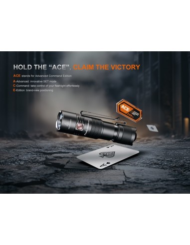 Fenix PD26R ACE - 1300 lúmenes - Linterna táctica EDC