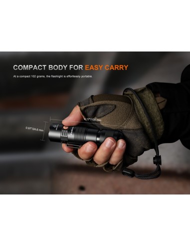 Fenix PD26R ACE - 1300 lúmenes - Linterna táctica EDC