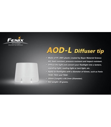 Difusor Tipo Camping Gas Para Linternas Tk40, Tk41, Tk60