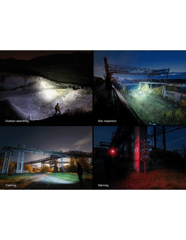 Frontal Fenix HM61R V3.0 - 1800 lúmenes (Luz roja y blanca)