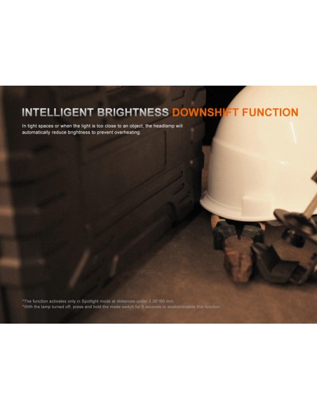 Frontal Fenix HM61R V3.0 - 1800 lúmenes (Luz roja y blanca)