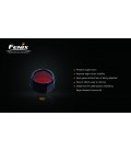 Filtro Rojo Para Linternas Led Fénix Uc35, Rc11, Pd35, Pd12 Y Uc40 Ref. AOF-SR