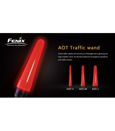 Cono De Trafico Rojo Para Linternas Fenix