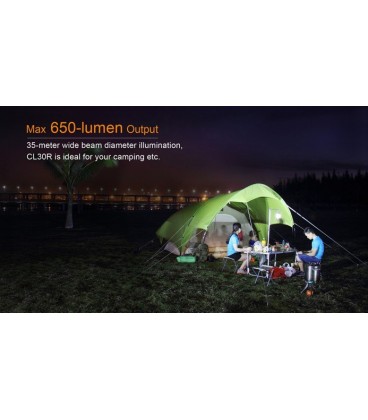 Luz Fénix CL30R 650 lúmenes (3 x 18650 x 6 cr123)