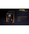 Frontal Fénix HP25R 1000 lúmenes (micro usb recargable-incluye batería 18650)