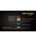 Batería Fénix 18650 de 3400 mAh Ref. ARB-L18-3400