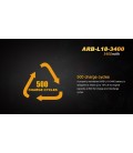 Batería Fénix 18650 de 3400 mAh Ref. ARB-L18-3400
