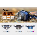 Frontal Fénix HL40R con zoom 600 lúmenes y batería recargable