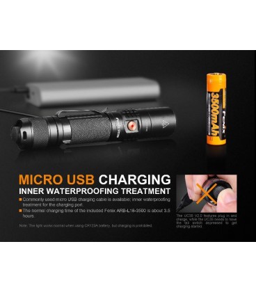 Linterna UC35V2 1000 Lúmenes recargable