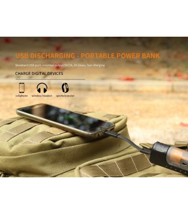 Set de Cargador Fénix más batería Fénix ARB-L18-3500 ()18650 3500 mAh)