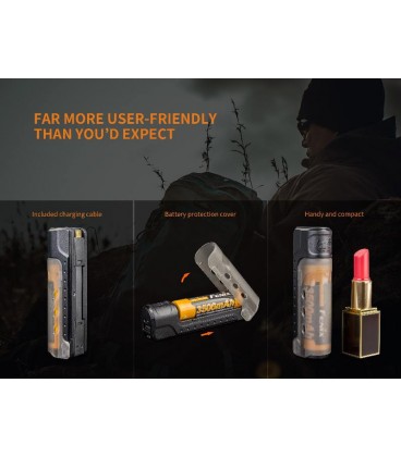 Set de Cargador Fénix más batería Fénix ARB-L18-3500 ()18650 3500 mAh)