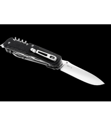 Trekker LD41-B, operación con una sola mano y cuchilla bloqueable