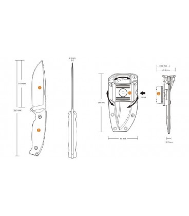 Cuchillo Ruike F118 (empuñadura negra o verde)