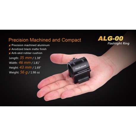 Anillo Ajustable Para Linternas Led Fenix Ref. ALG-00