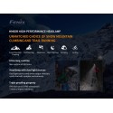 Frontal Fenix HM65R 1400 lúmenes (incluye batería 18650 3500 mAh