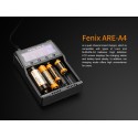 Cargador Fenix ARE-A4 de 4 canales pantalla digital