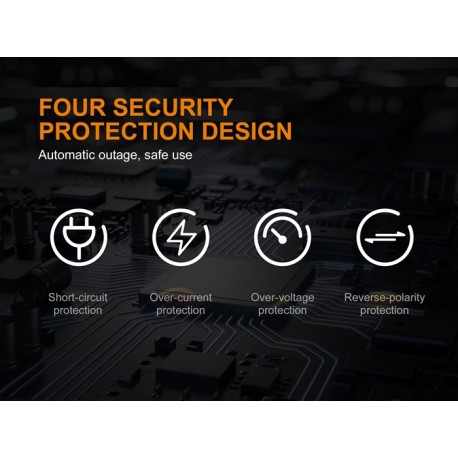 Cargador Fenix ARE-A2 de dos vías digital múltiples baterías