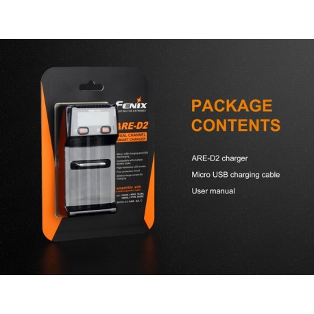 Cargador digital 2 vías fenix ARE-D2