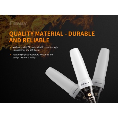 Cono blanco Fenix AOT-02 para TK26R, RC20, TK22-UE, TK22-V2.0, FD41