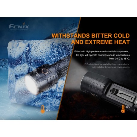 Linterna Fenix LR35R 10000 Lumens (2 baterias 21700 de 4000 mAh incluidas)