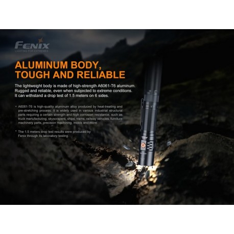 Linterna Fénix LD32 UVC con rayos ultravioleta para desinfección Covid y 1200 lúmenes con batería