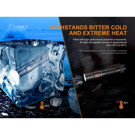 Linterna Fénix LD32 UVC con rayos ultravioleta para desinfección Covid y 1200 lúmenes con batería
