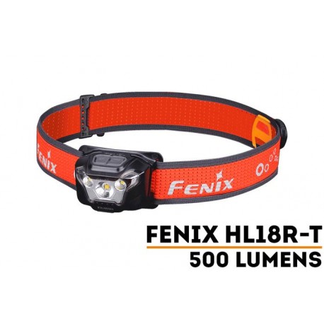 Frontal HL18R-T 500 lumenes para Trailrunning (incluye batería recargable) funciona también con 3xAAA