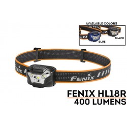 Frontal Fenix HL18R 400 lúmenes trailrunning (funciona con batería recargable incluida o 3 pilas AAA Alcalinas)