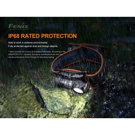 Frontal Fénix HM50R-V2 con 700 Lúmenes Recargable