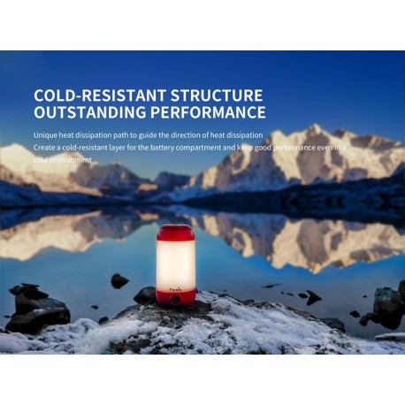 Linterna Fenix CL26R 400 lúmenes (Incluye batería)-disponible rojo