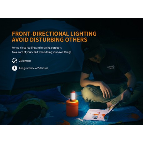 Linterna Fenix CL26R 400 lúmenes (Incluye batería)-disponible rojo