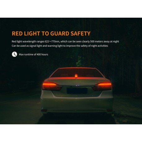 Linterna Fenix CL26R 400 lúmenes (Incluye batería)-disponible rojo